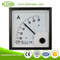 China Supplier BE-72 DC+-75mV+-30A analog panel dc ammeter with zero in center