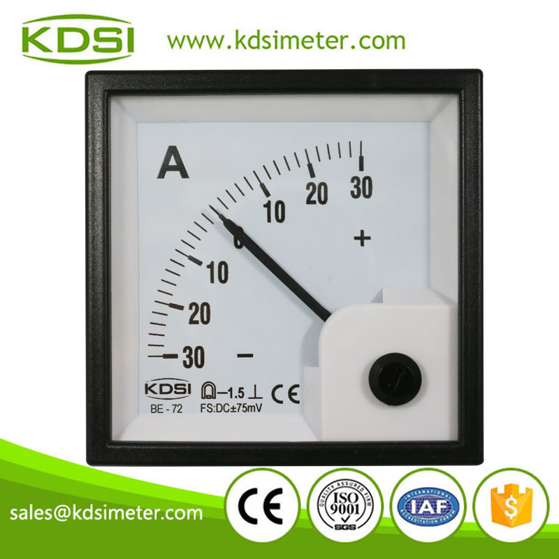 DC 500A YXQ 0-500A Analog Ammeter Current Panel 69C9-A Amp Gauge Meter 2.5 Accuracy 75mV for Auto Circuit Measurement Tester 