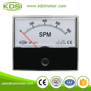 Industrial universal BP-670 DC10V 800SPM panel voltage analog spm meter