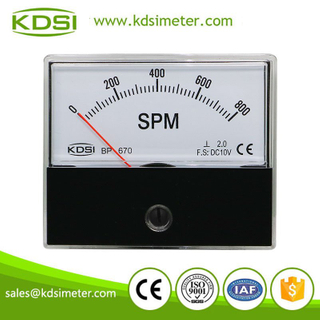 Industrial universal BP-670 DC10V 800SPM panel voltage analog spm meter
