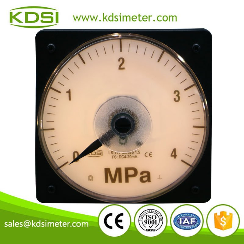 Marine meter LS-110 DC4-20mA 4MPa panel analog backlighting pressure meter