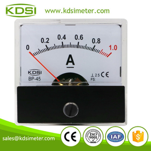 Original manufacturer high Quality BP-45 DC1A moving coil mini analog panel amps meter