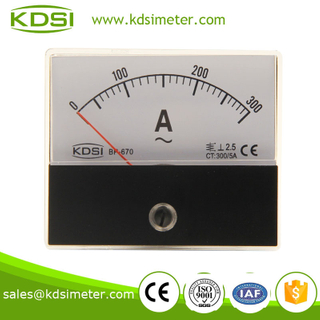 Easy installation BP-670 60*70 AC300/5A analog ac ampere meter