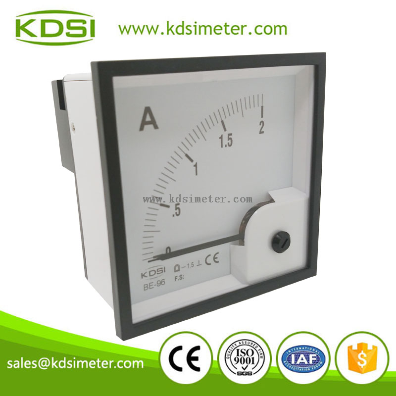 Industrial universal BE-96 DC Ammeter DC2A analog dc ampere meter