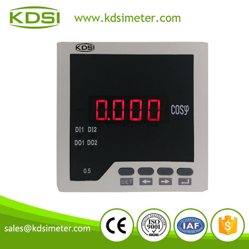 China manufacturers BE-96 H COS single phase Intelligence digital power factor meter