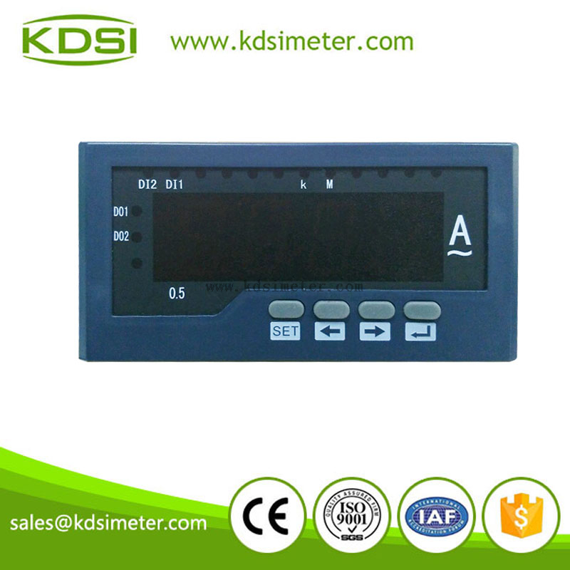 Easy installation 96*48 BE-96x48 single phase AC current meter digital ampere meter