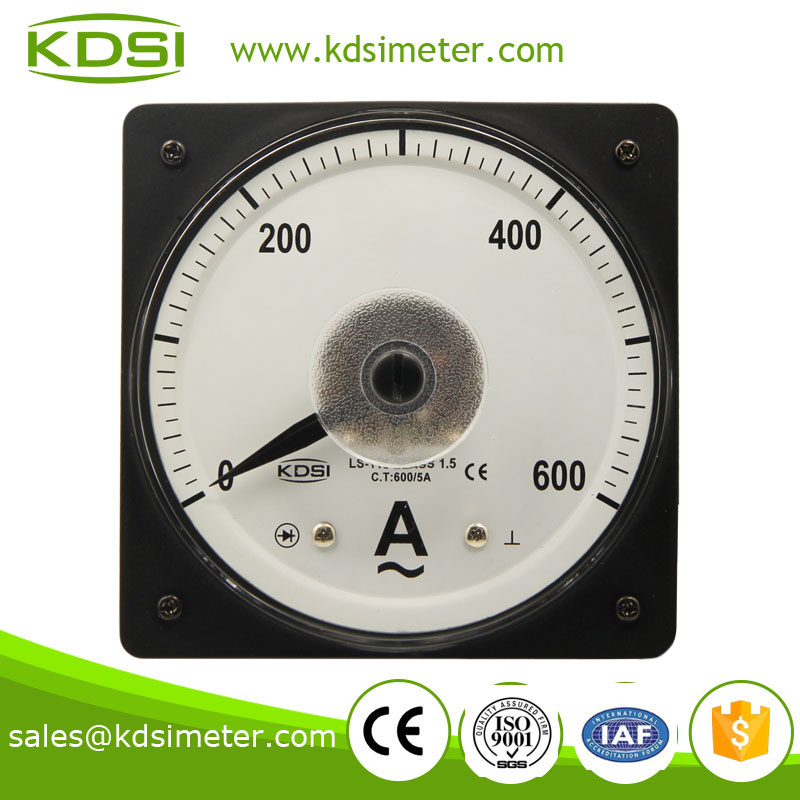 Marine LS-110 110*110 AC600/5A wide angle ampere meter