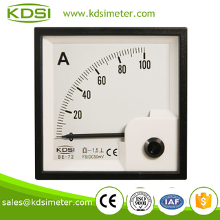 KDSI electronic apparatus BE-72 72*72 DC 50mV 100A ammeter and voltmeter