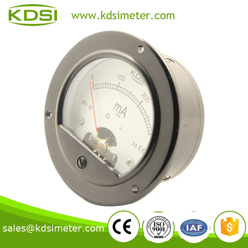 BO-65 DC Ammeter DC300mA KDSI electronic appatatus analog panel meter