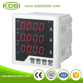 BE-96 3AA three phase ampere meter current meter LED digital display