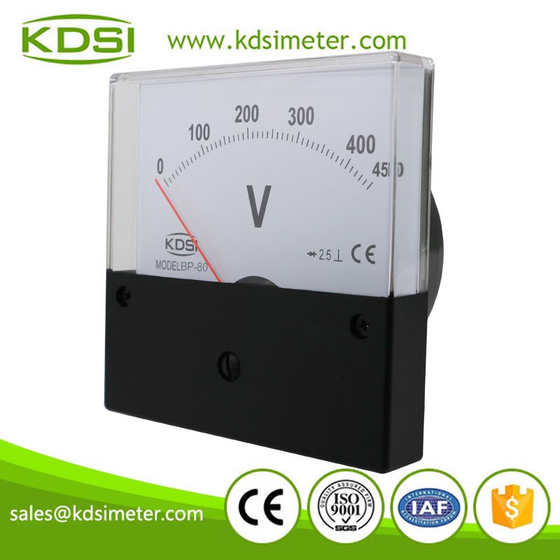 Square type welding machine meter BP-80 80*80 AC450V with rectifier panel analog voltage meter 