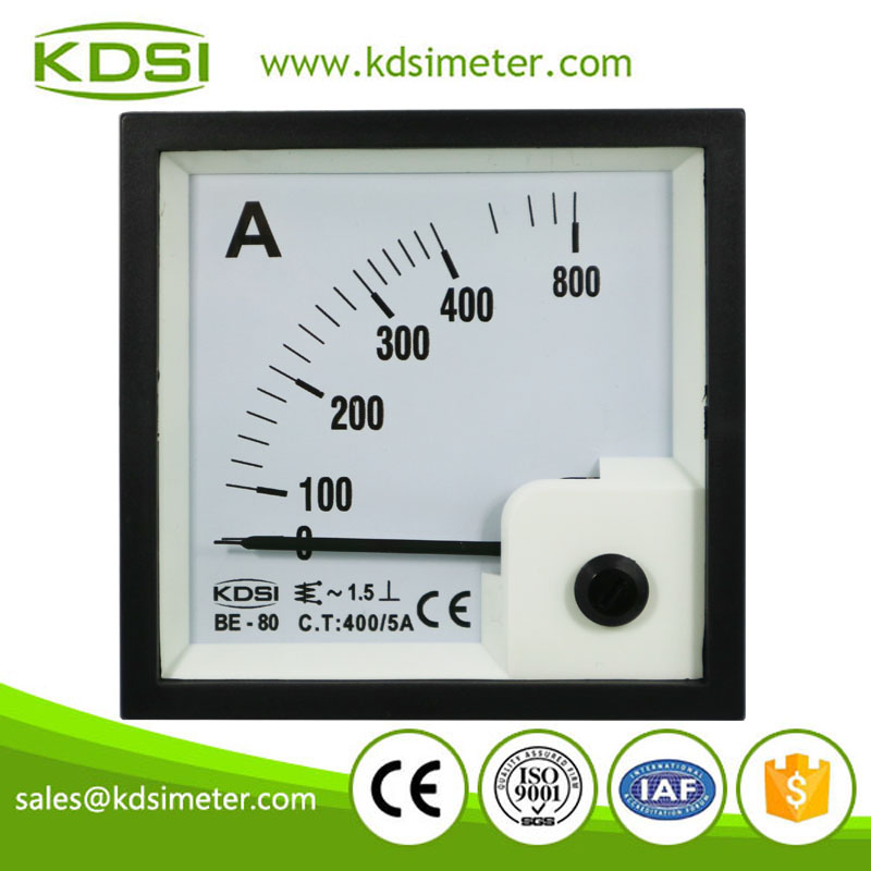 Factory direct sales BE-80 AC400/5A analog industrial ampere meter