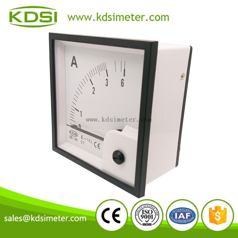 Taiwan technology BE-96 96*96 AC Ammeter AC3A panel analog ammeter