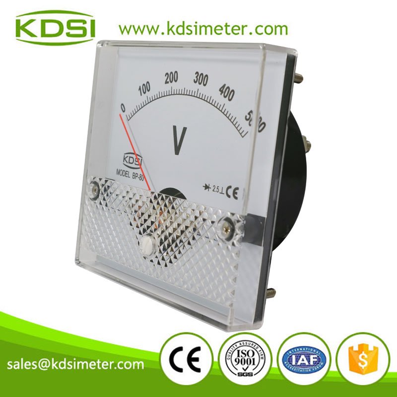 Industrial universal BP-80 AC500V analog panel rectifier voltmeter 