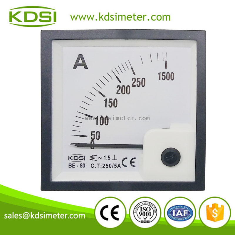 Factory direct sales BE-80 AC250/5A display 6times ac ammeter