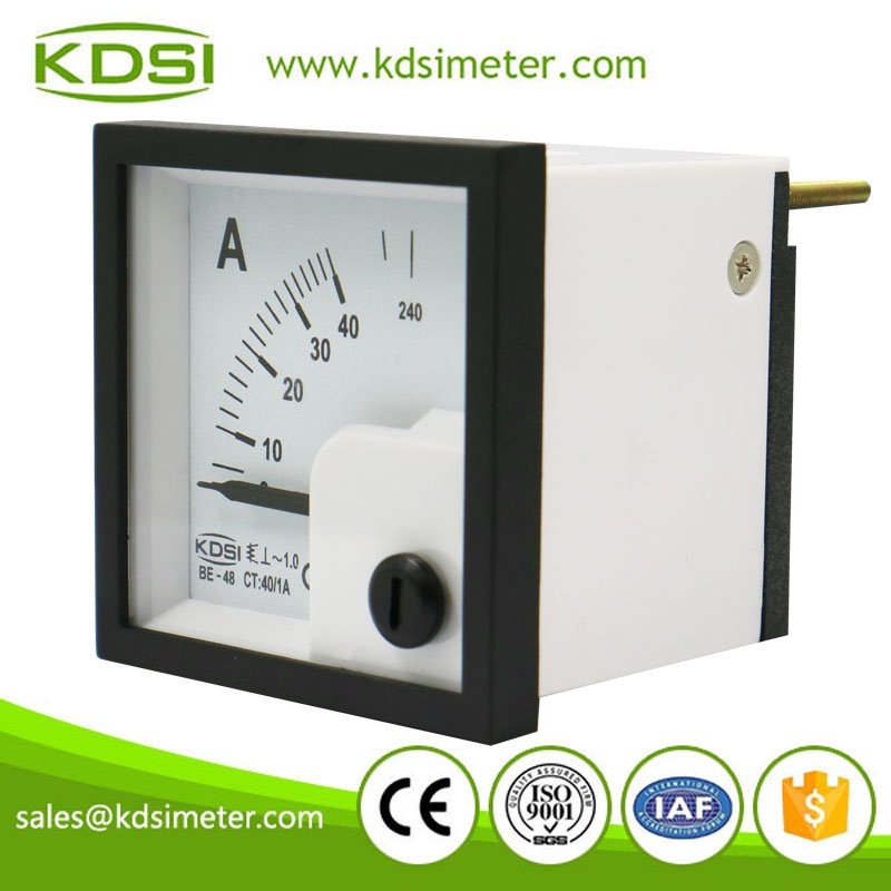 Portable precise BE-48 AC40/1A 6 times overload ac panel ampere indicator