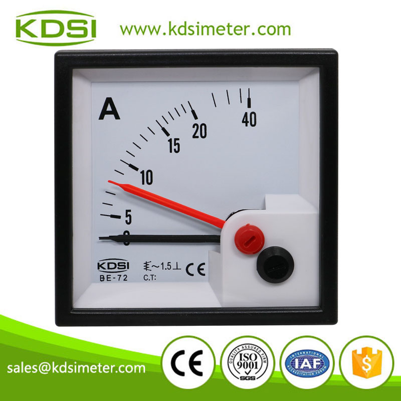 Original manufacturer high Quality BE-72 AC20A with red pointer analog amp meters