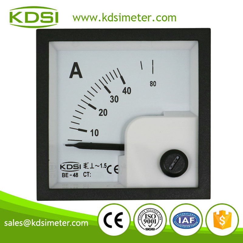 CE certificate Mini type BE-48 AC40A directly ac moving iron current meter
