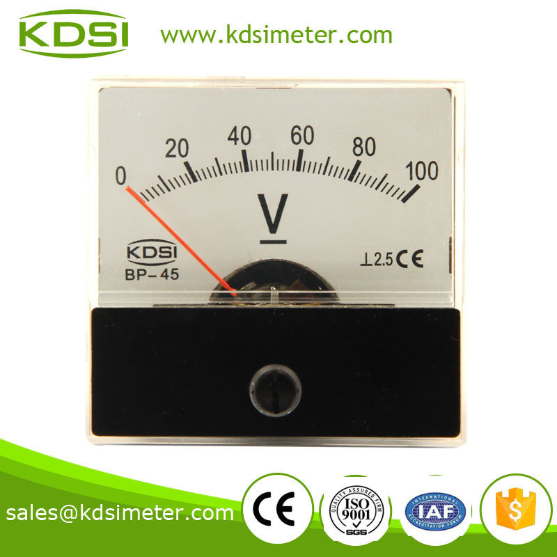 Hot sales BP-45 DC100V ac dc voltmeter
