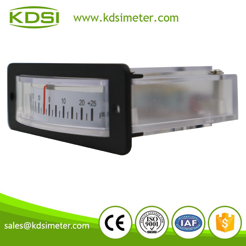 Portable precise thin edgewise BP-15 DC+-25uA analog panel microamperes meter