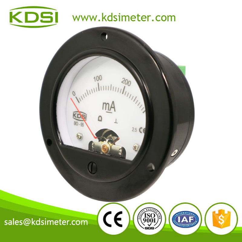 Classical BO65 DC300mA analog gold backlighting panel milliammeter