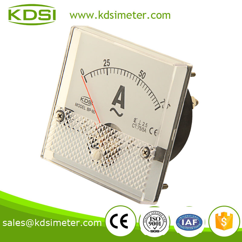 BP-80 80*80 AC75/5A ultrasound analog ampere meter