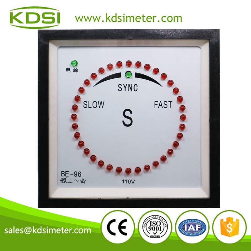 Diesel Alternator BE-96-SM 110V Sync Pulse Type Synchroscope Meter