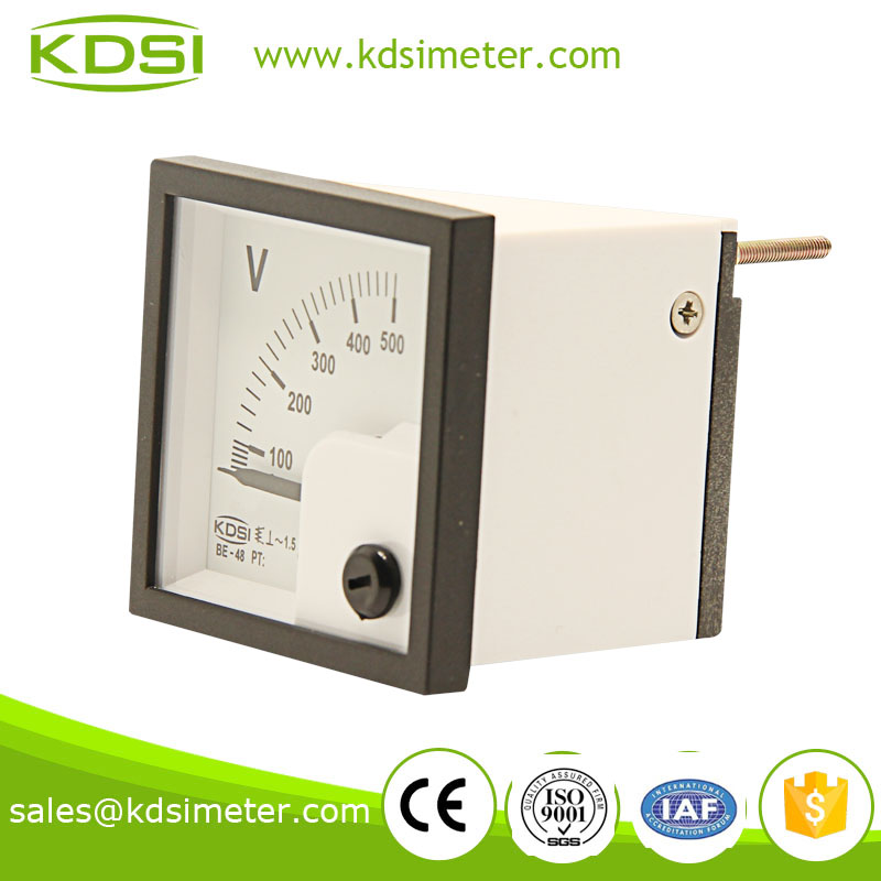 Mini type BE-48 AC Voltmeter AC500V panel voltmeter