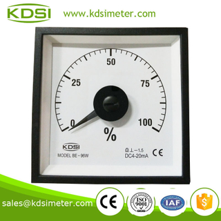 Wide Angle Meter BE-96W DC4-20mA 100% load ammeter