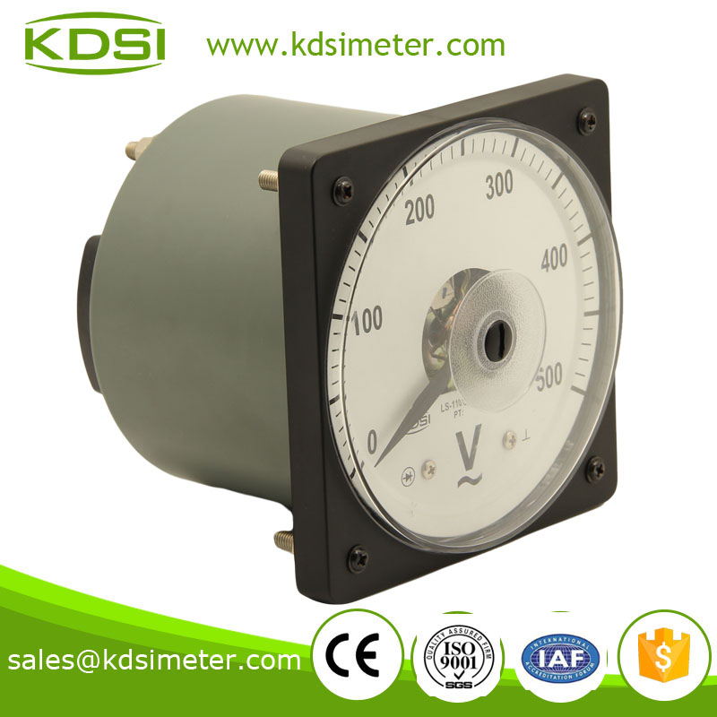 LS-110 AC Voltmeter AC500V wide angle AC analog panel meter