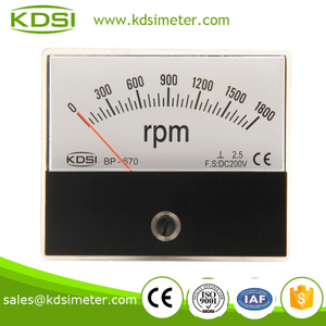 1pc Panel Meter SQ-72 72x72mm RPM 1800RPM = DC10V Class 1.5 SD FlashStar Taiwan 
