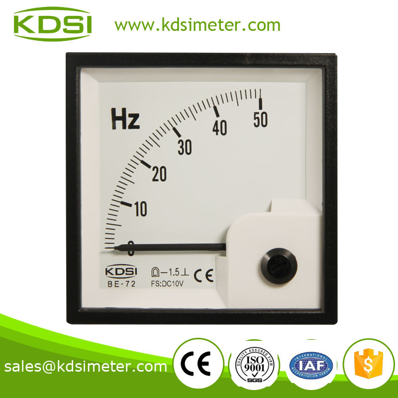 Easy installation BE-72 DC10V 50HZ voltage frequency meter