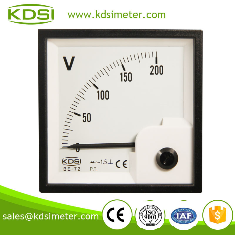 Portable precise BE-72 72*72 AC200V with rectifier electronic voltmeter