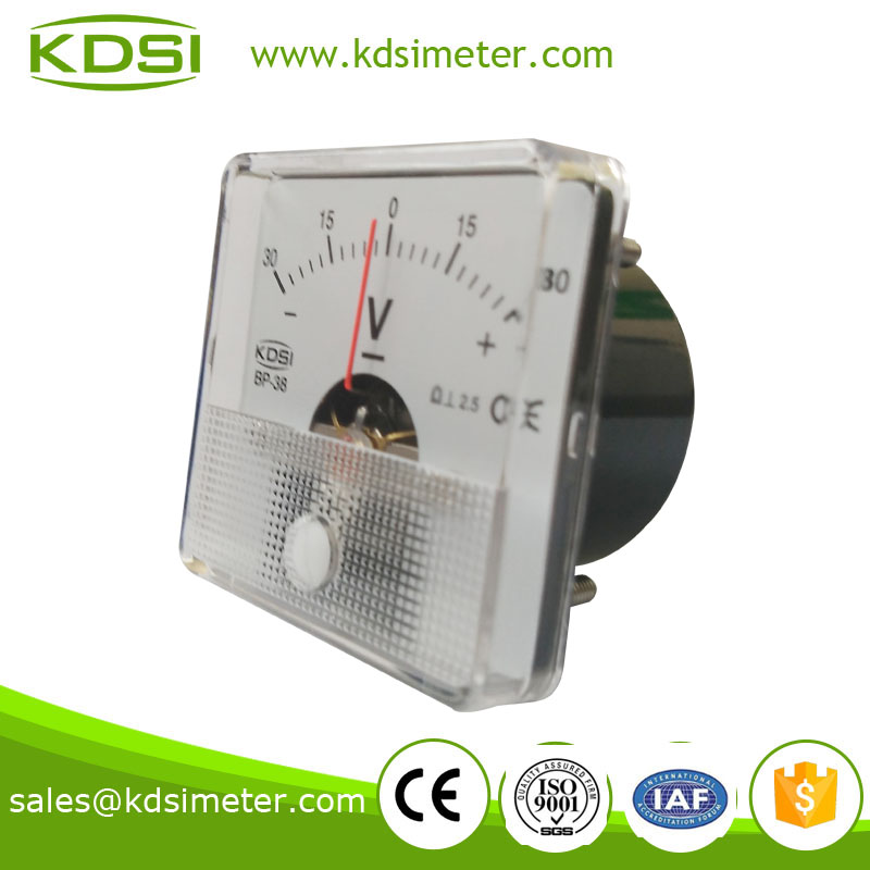 Easy operation BP-38 DC+-30V analog dc voltmeter