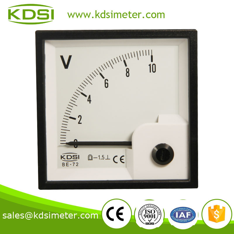 CE certificate BE-72 72*72 DC10V voltmeter