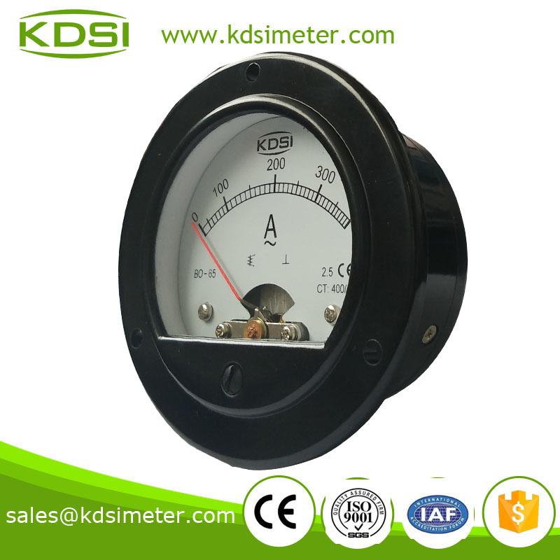 Round type Classical BO-65 AC400 / 5A analog current meter