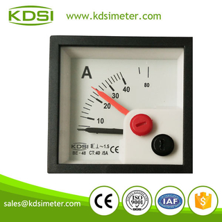 Easy installation Classical BE-48 AC40 / 5A with red pointer ammeter with output