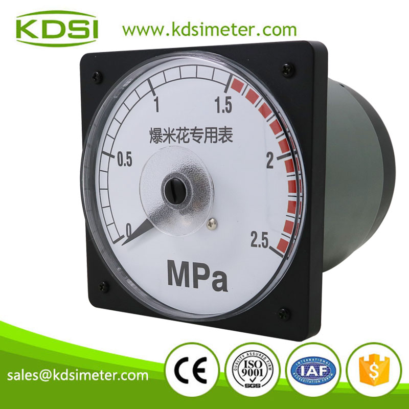 Classical LS-110 DC4-20mA 2.5MPa wide angle analog special meter for Popcorn
