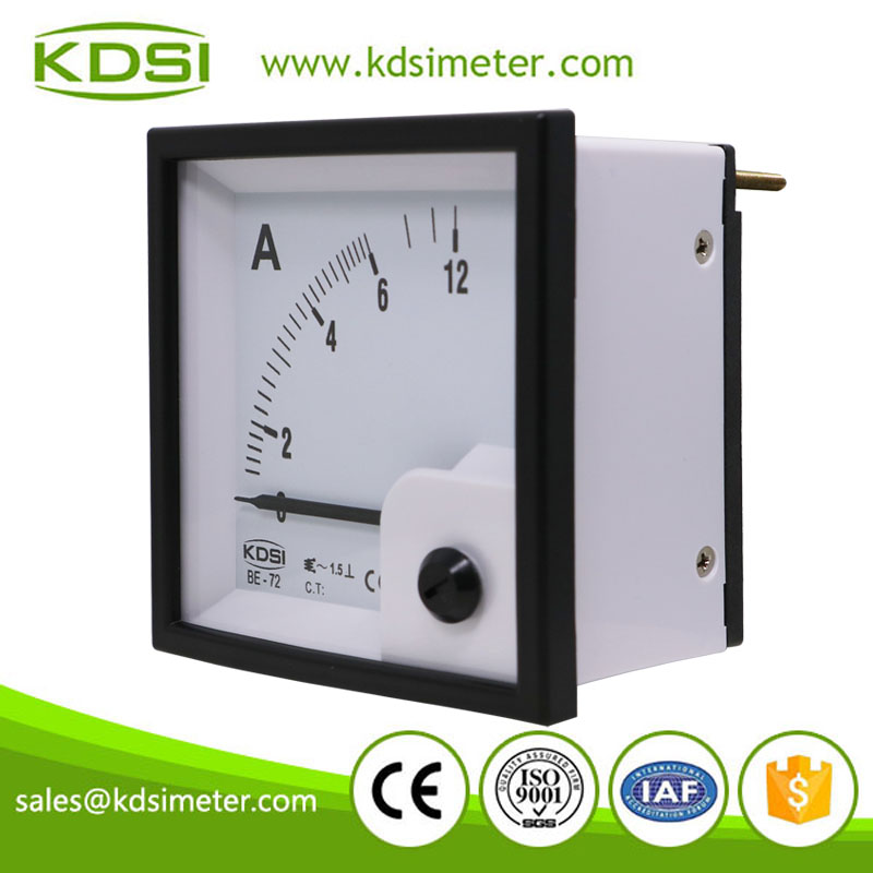 Easy installation BE-72 72*72 AC6A panel ac analog galvanometer