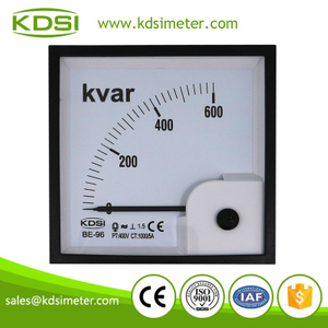 Factory direct sales BE-96 3P3W 600kvar 400V 1000-5A panel analog reactive power meter