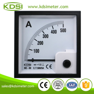 20 Year Top Manufacturer of CE,ISO passed BE-80 AC500/5A rectifier analog panel high current meter
