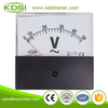 Easy operation BP-80 AC50V black cover analog ac panel mount voltmeter