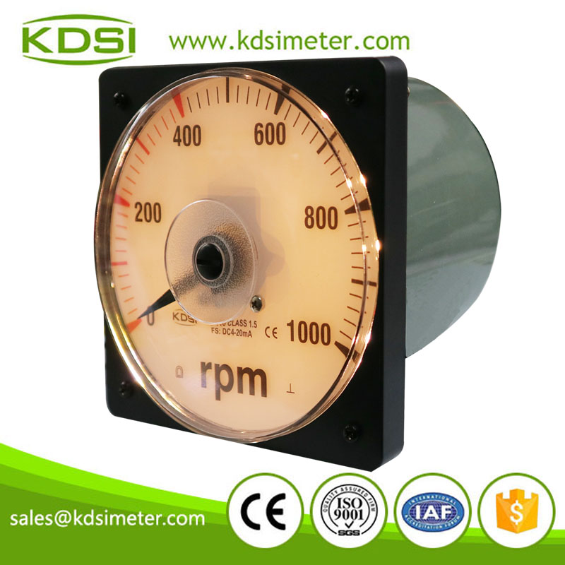 Original manufacturer high Quality LS-110 DC4-20mA 1000rpm backlighting analog rpm panel meter