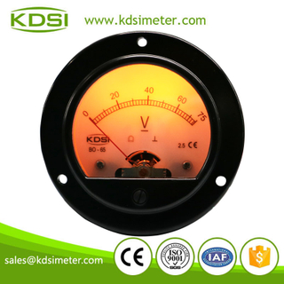 Factory direct sales BO-65 DC75V with backlighting round analog panel meter