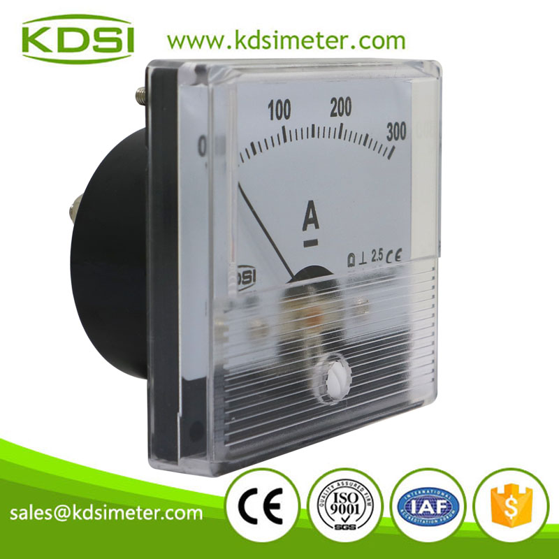 High quality professional BP-60N DC75mV 300A analog panel dc ampere meter for shunt