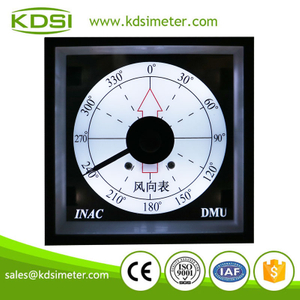 Marine meter Safe to operate BE-96W DC4-20mA 360 degree with backlighting analog panel current Wind direction meter