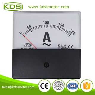 High quality professional BP-80 AC200/5A with black cover ac analog panel ampere meter