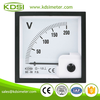 Easy installation BE-80 DC200V dc analog high voltage panel meter