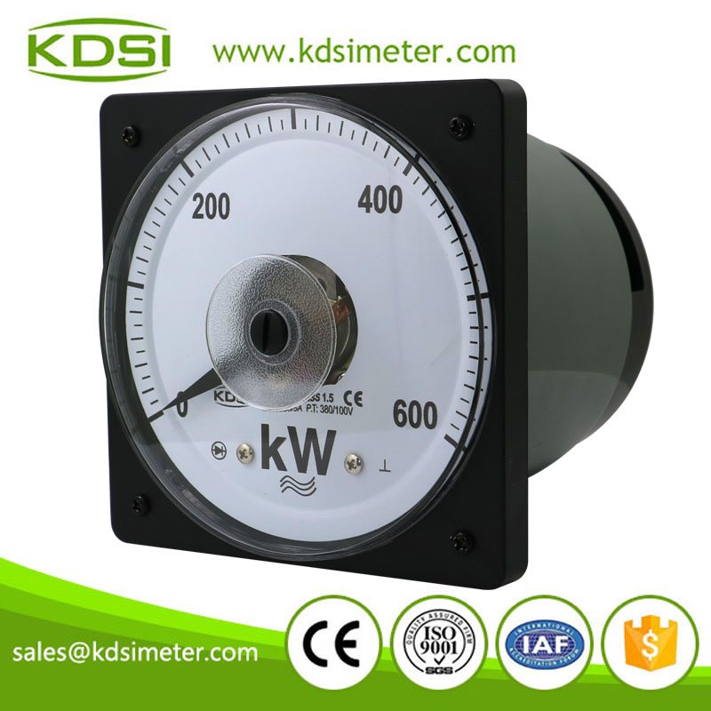 High quality professional LS-110 3P3W 600KW 1000/5A 380/100V volt amp analog panel portable watt meter