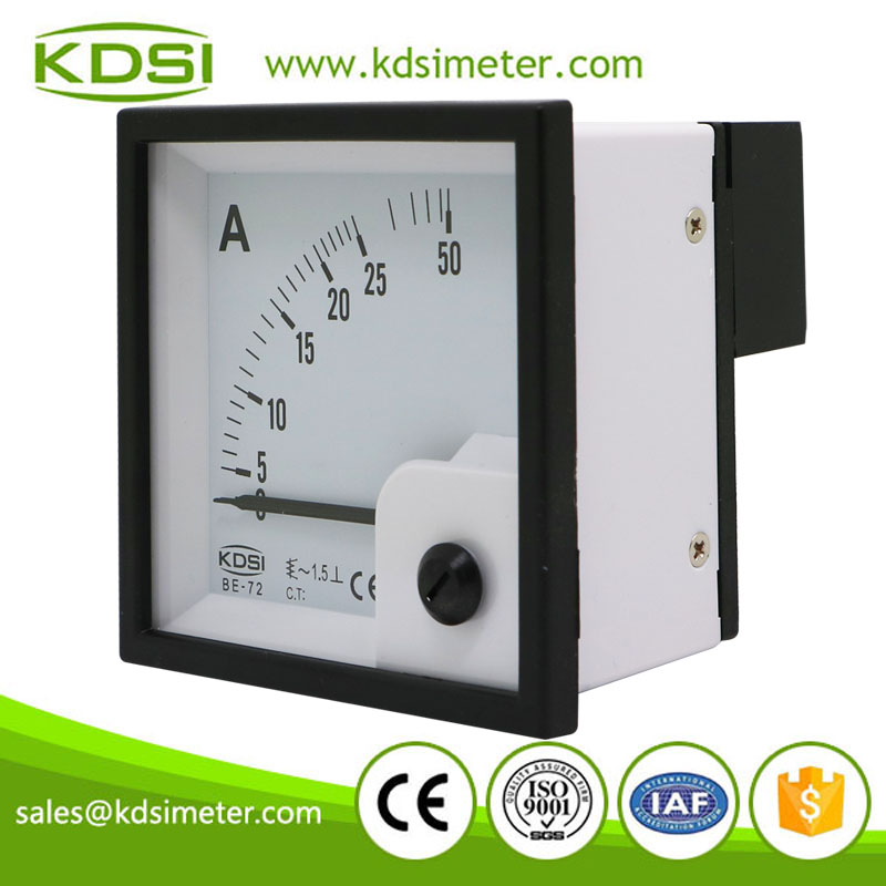 High quality professional BE-72 AC25A ac analog amp current panel meter